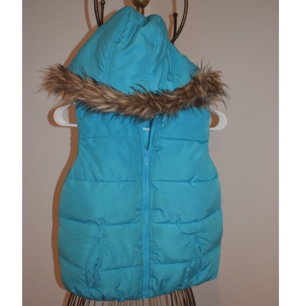 Turquoise Justice Puffer Vest